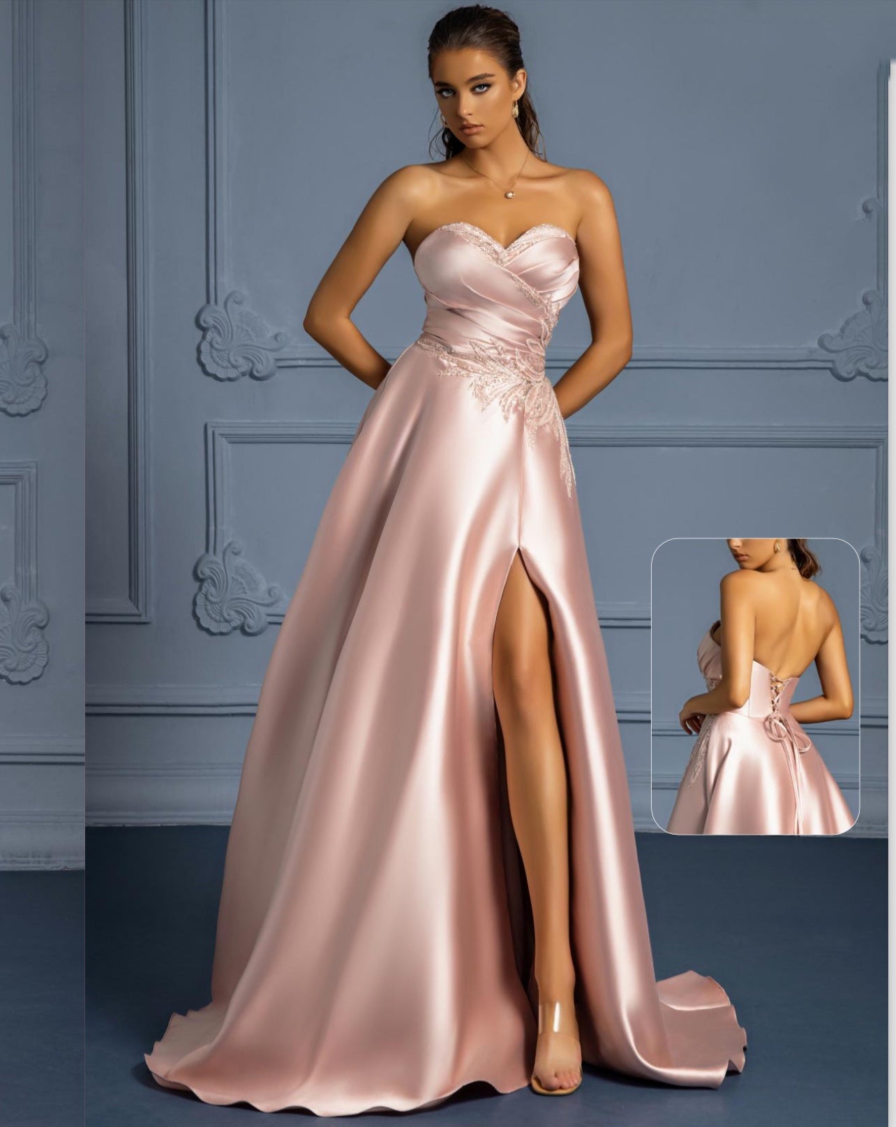 Sweetheart Strapless Gown